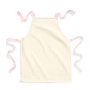 Westford Mill Childrens/Kids Crafting Full Apron / Natural/Pastel Pink